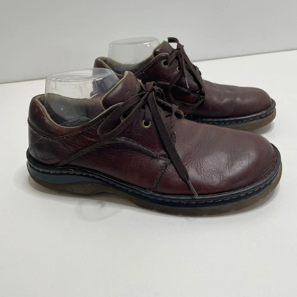 Dr. Martens 11194 Mens Brown Leather Oxford Shoes Size 8 US Dark Academia Preppy